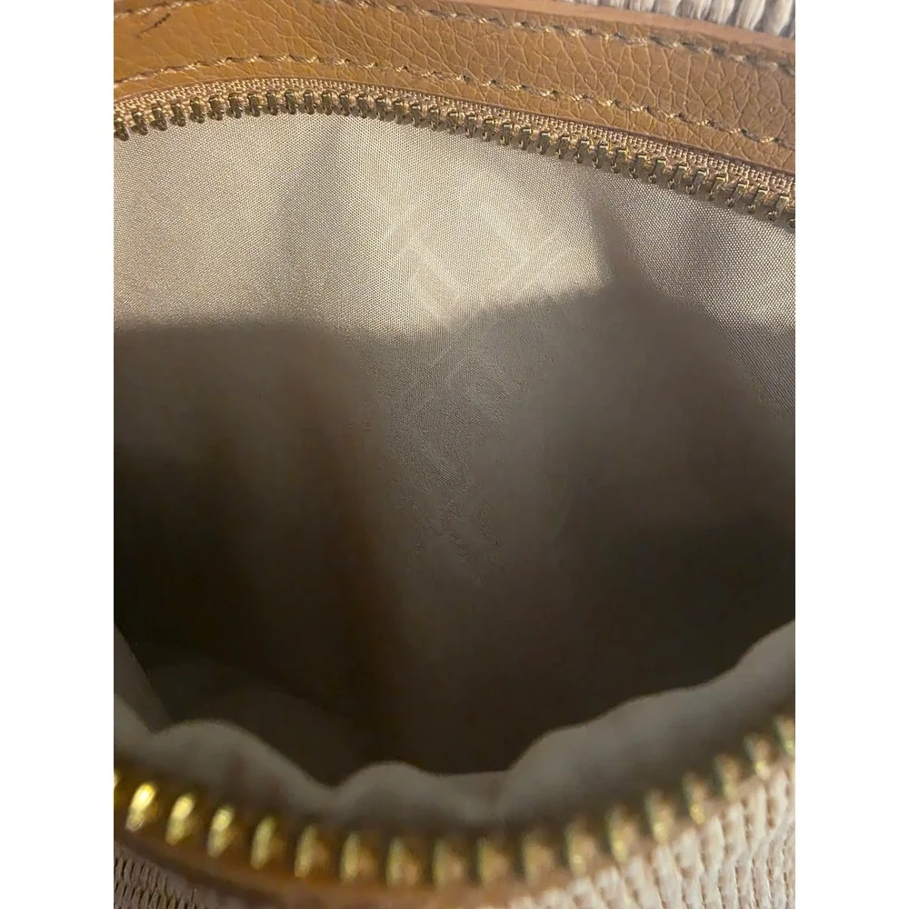 Woven Straw Hobo Bag Womens Large Tan NWOT Tassel Crossbody Ring